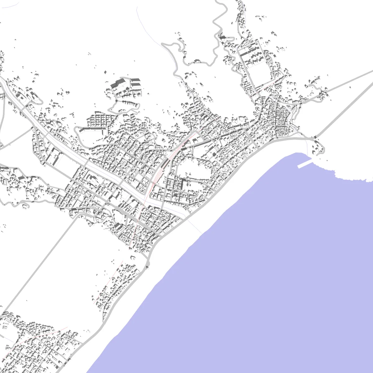 熊野 敷地図 (2.5 km)