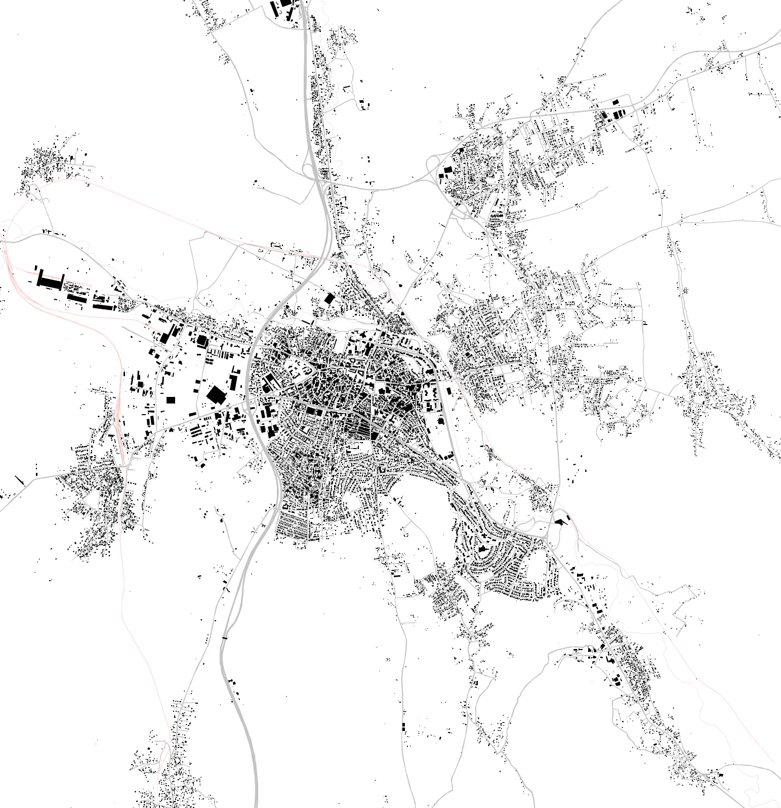 Kumanovo figure ground plan