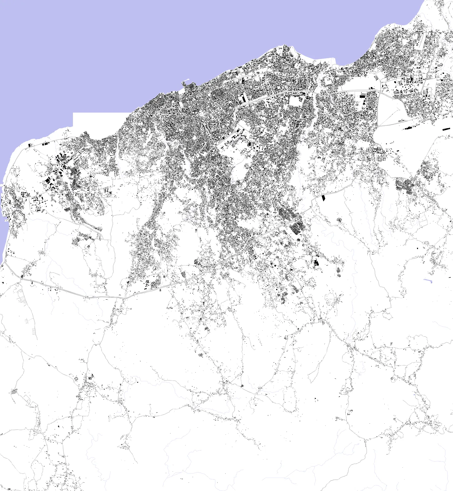 Kupang figure ground plan