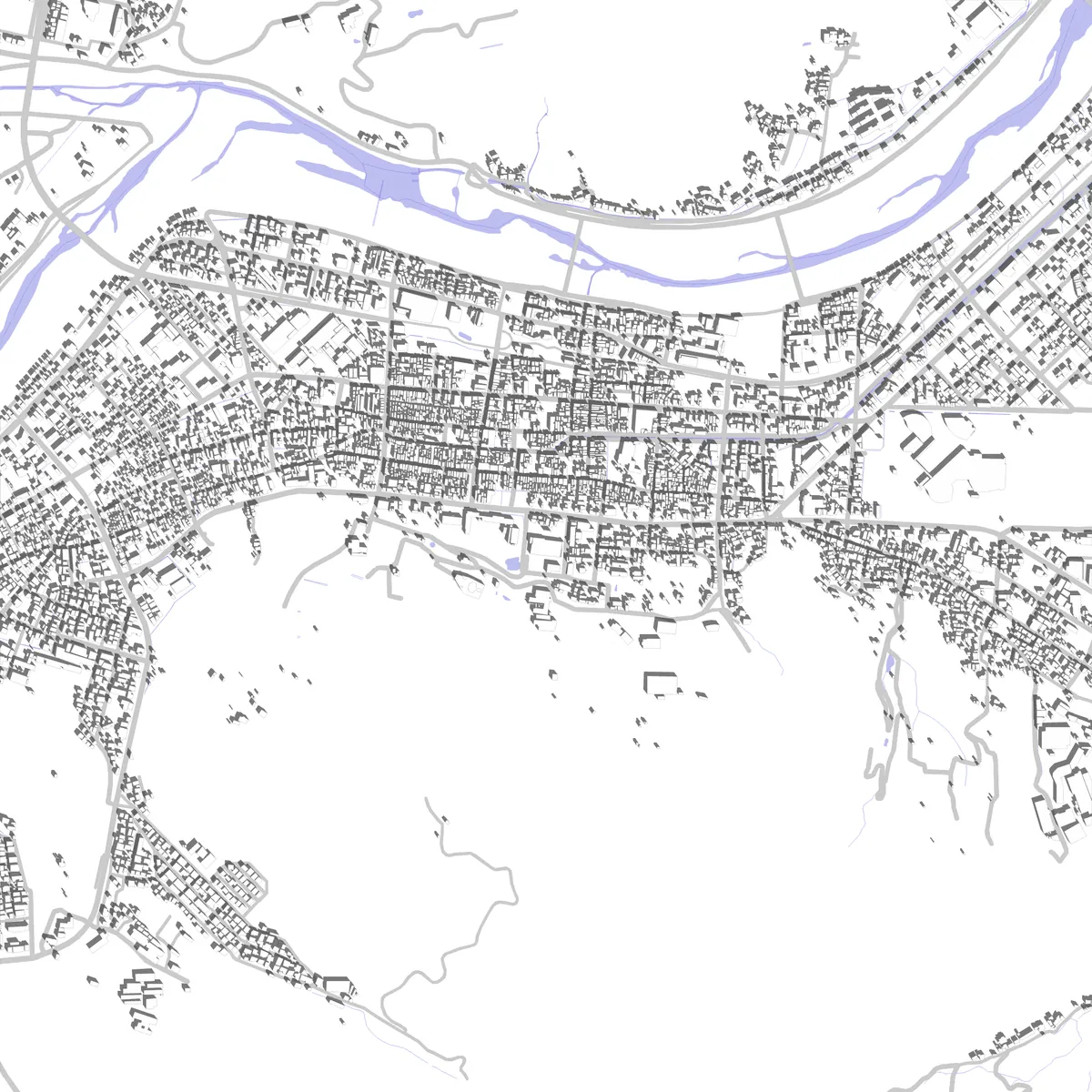 Kurayoshi site plan (2.5 km)
