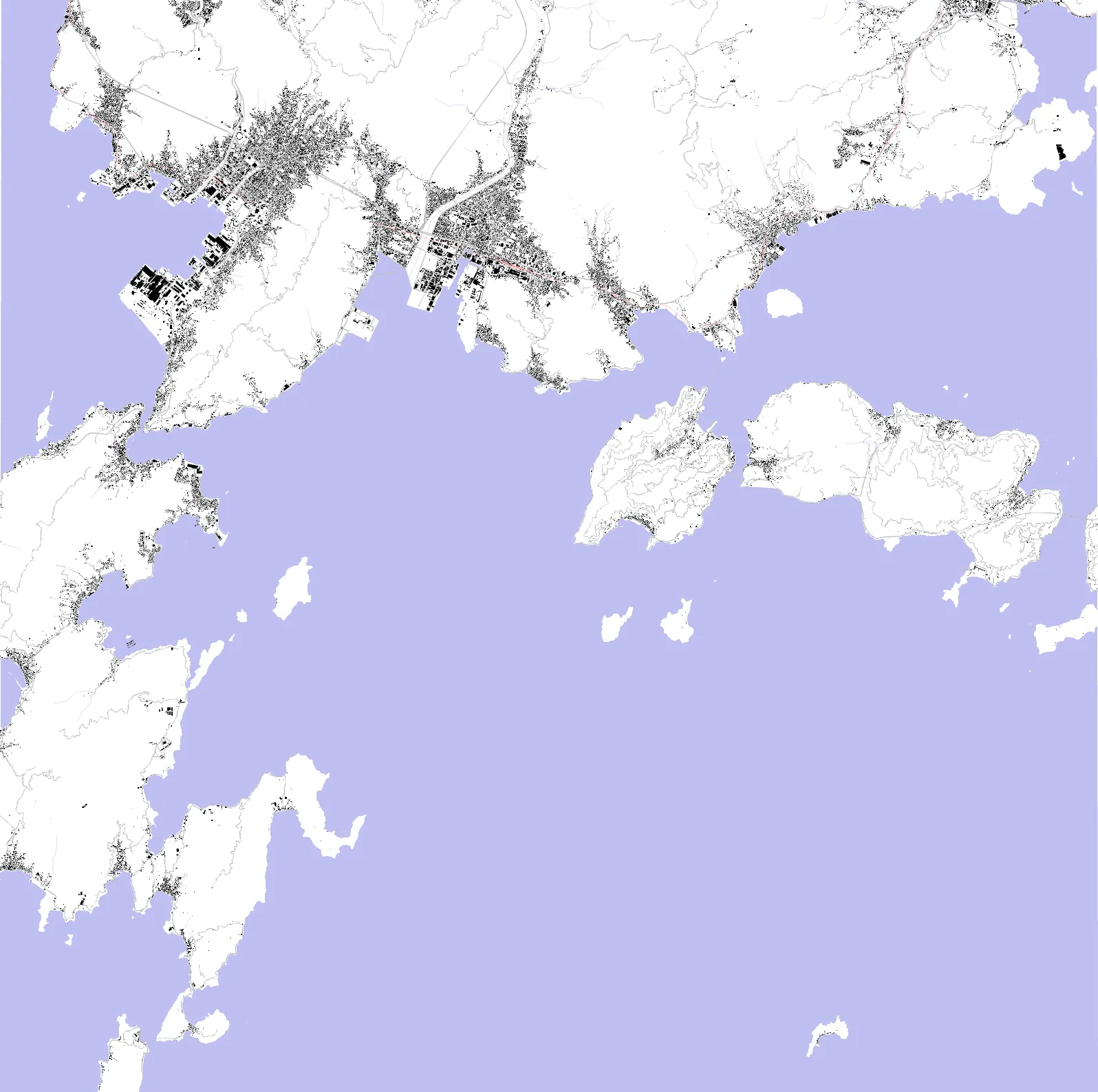 呉市 図と地のプラン
