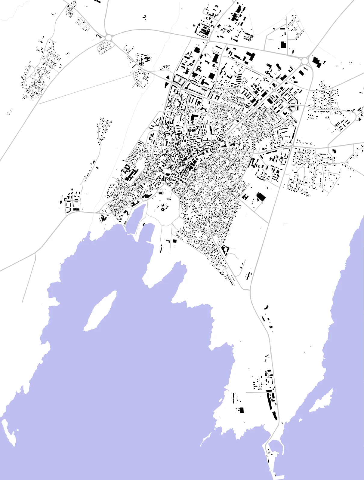 Kuressaare figure ground plan
