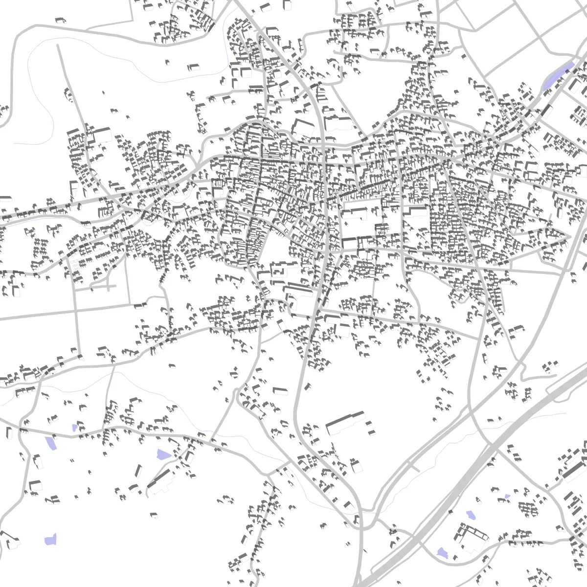 Kurihara Lageplan (2,5 km)
