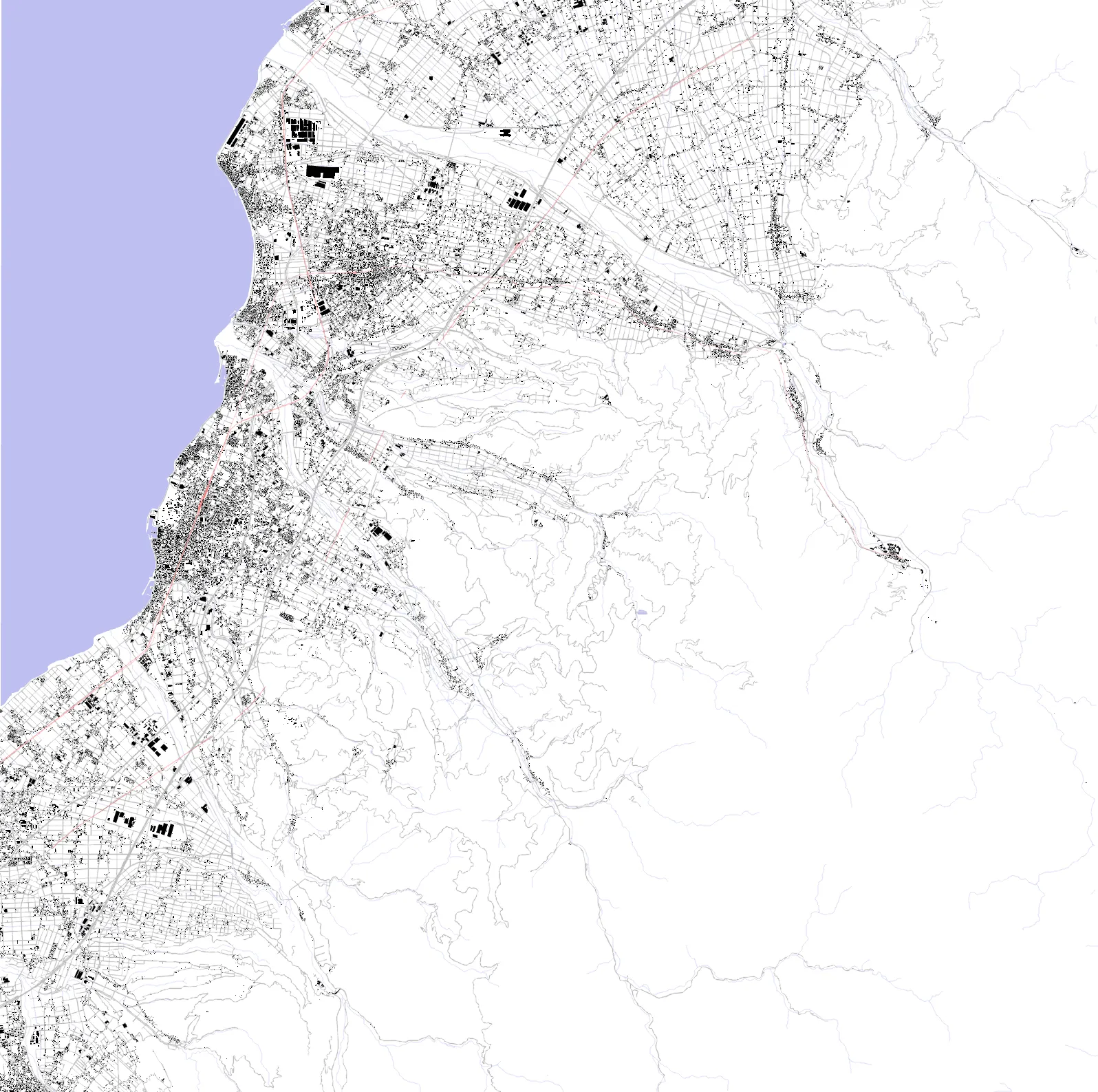 Kurobe figure ground plan