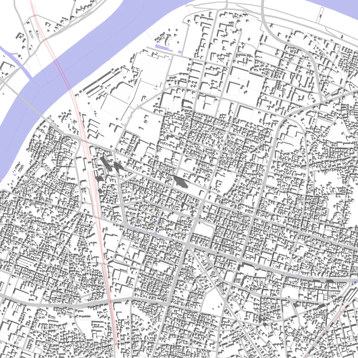 Kurume site plan (2.5 km)
