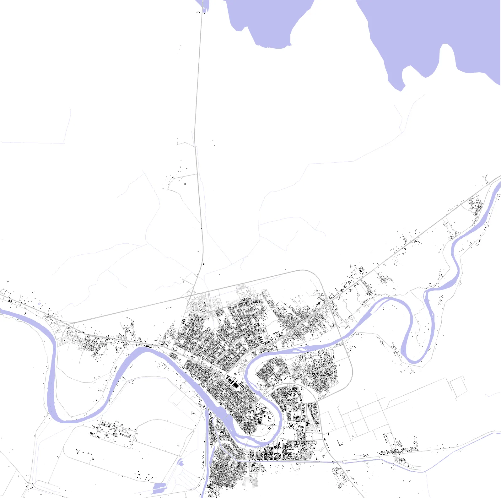 Kut figure ground plan