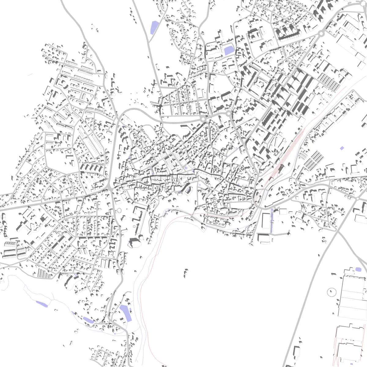 Kutná Hora site plan (2.5 km)