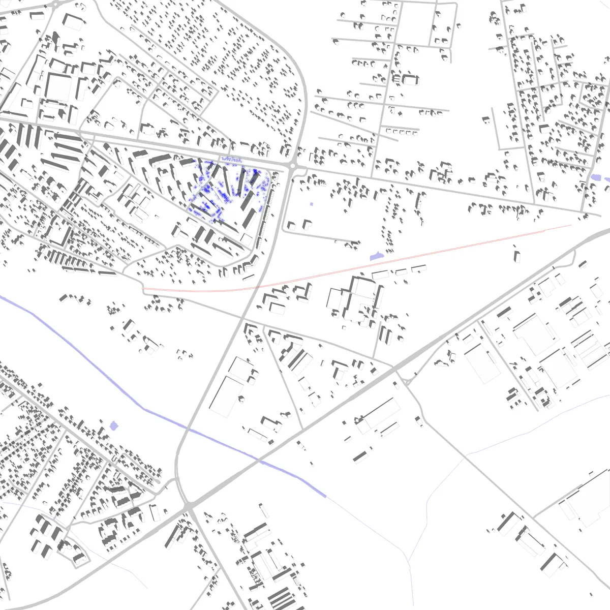 Kutno plan zagospodarowania (2,5 km)