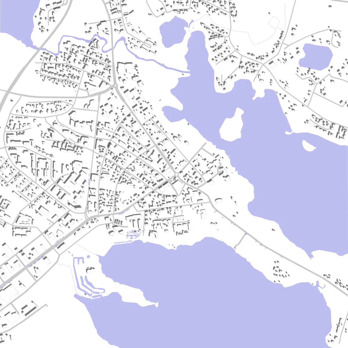 Kuusamo asemapiirros (2,5 km)