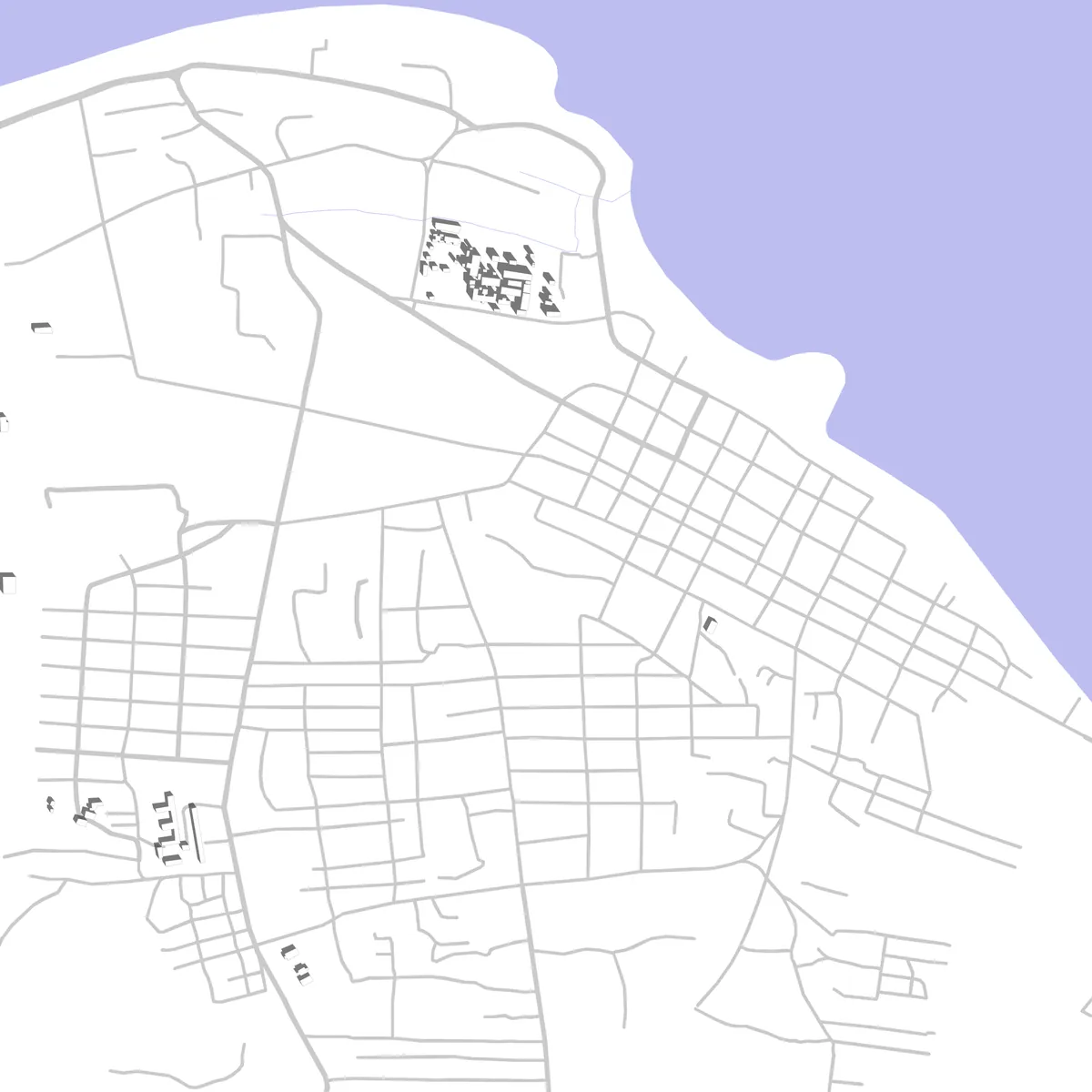 Kyaukpyu Lageplan (2,5 km)