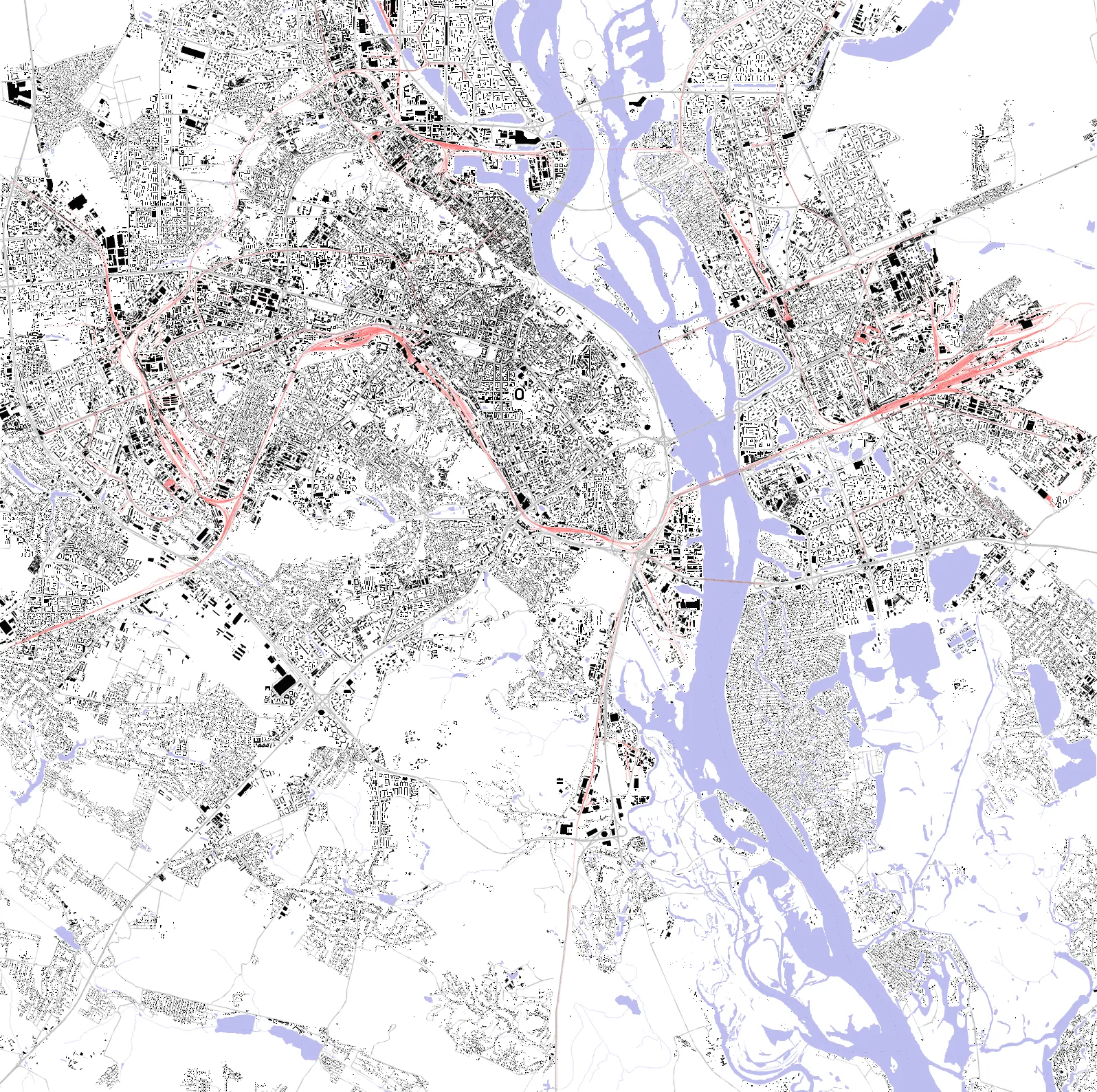Kyiv figure ground plan