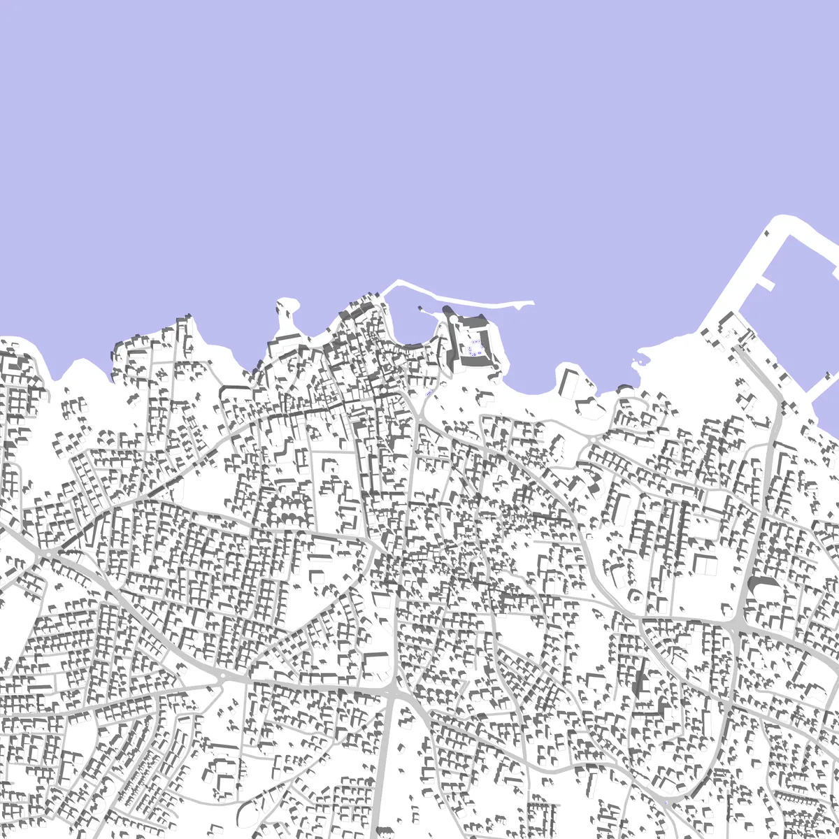 Kyrenia Lageplan (2,5 km)