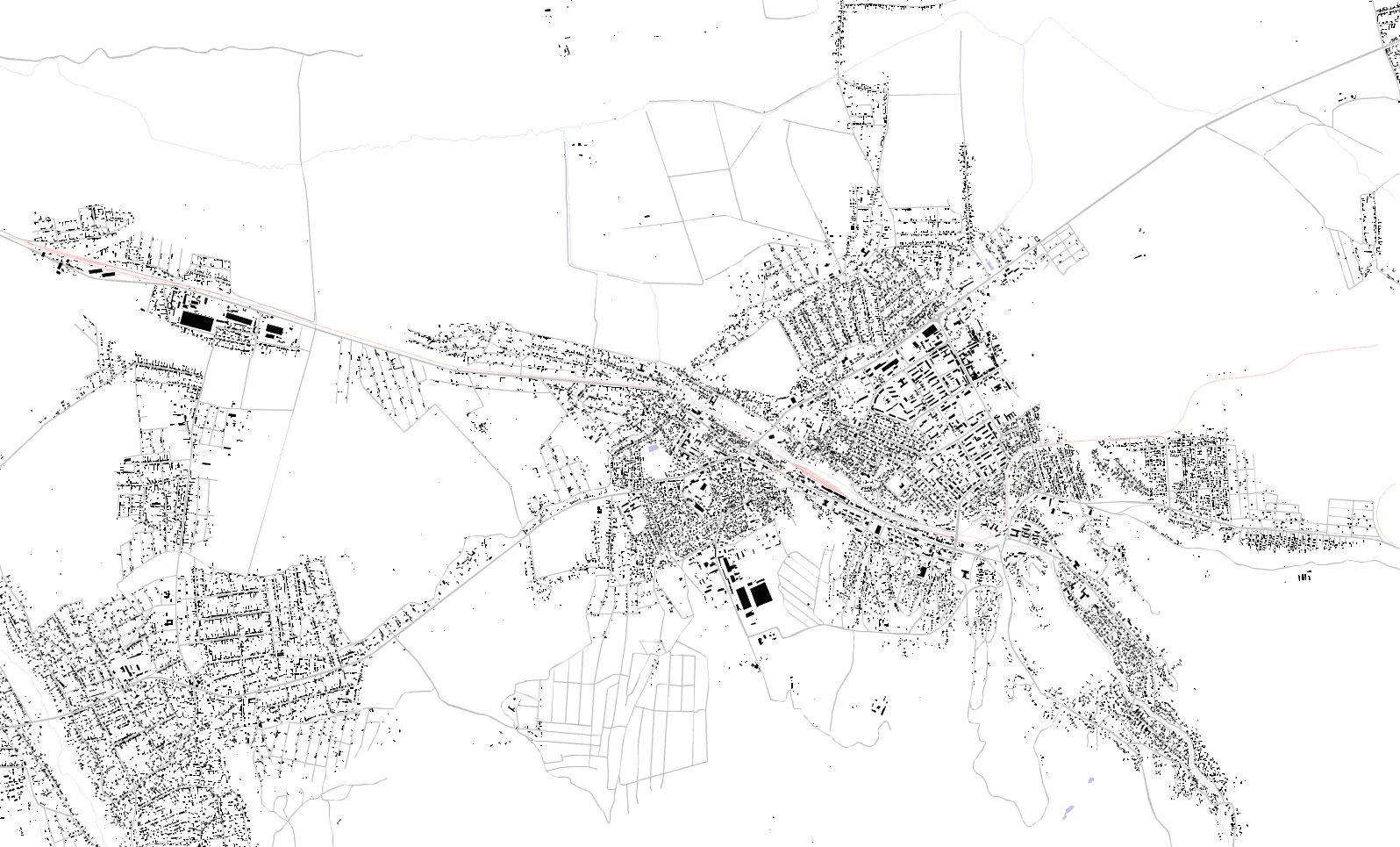 Kyzyl-Kiya figure ground plan