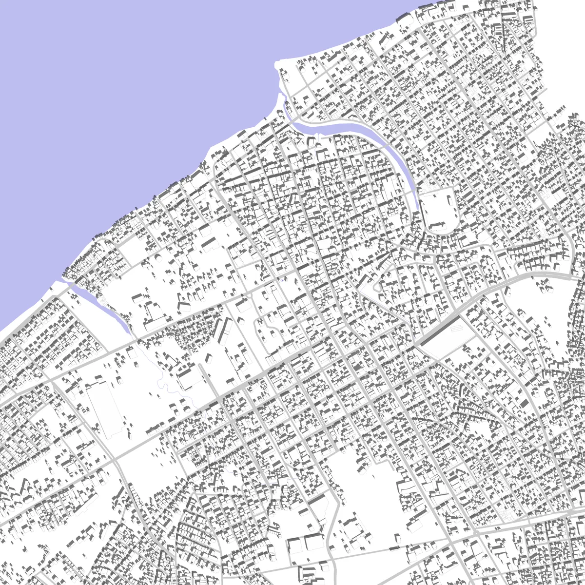 La Ceiba plano de situación (2,5 km)