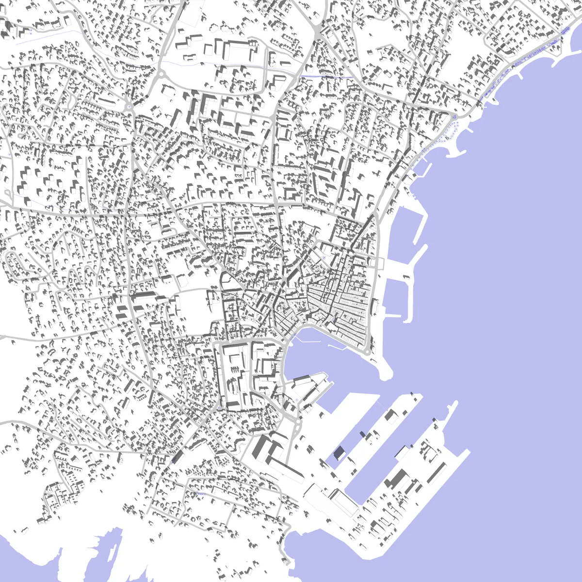 La Ciotat plan de situation (2,5 km)