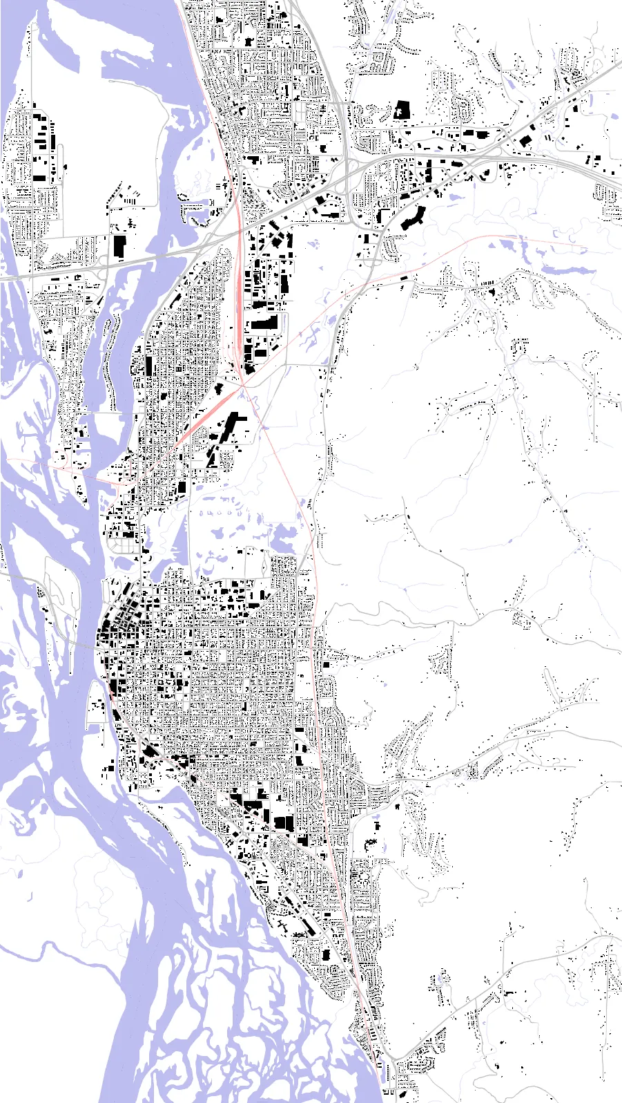 La Crosse figure ground plan