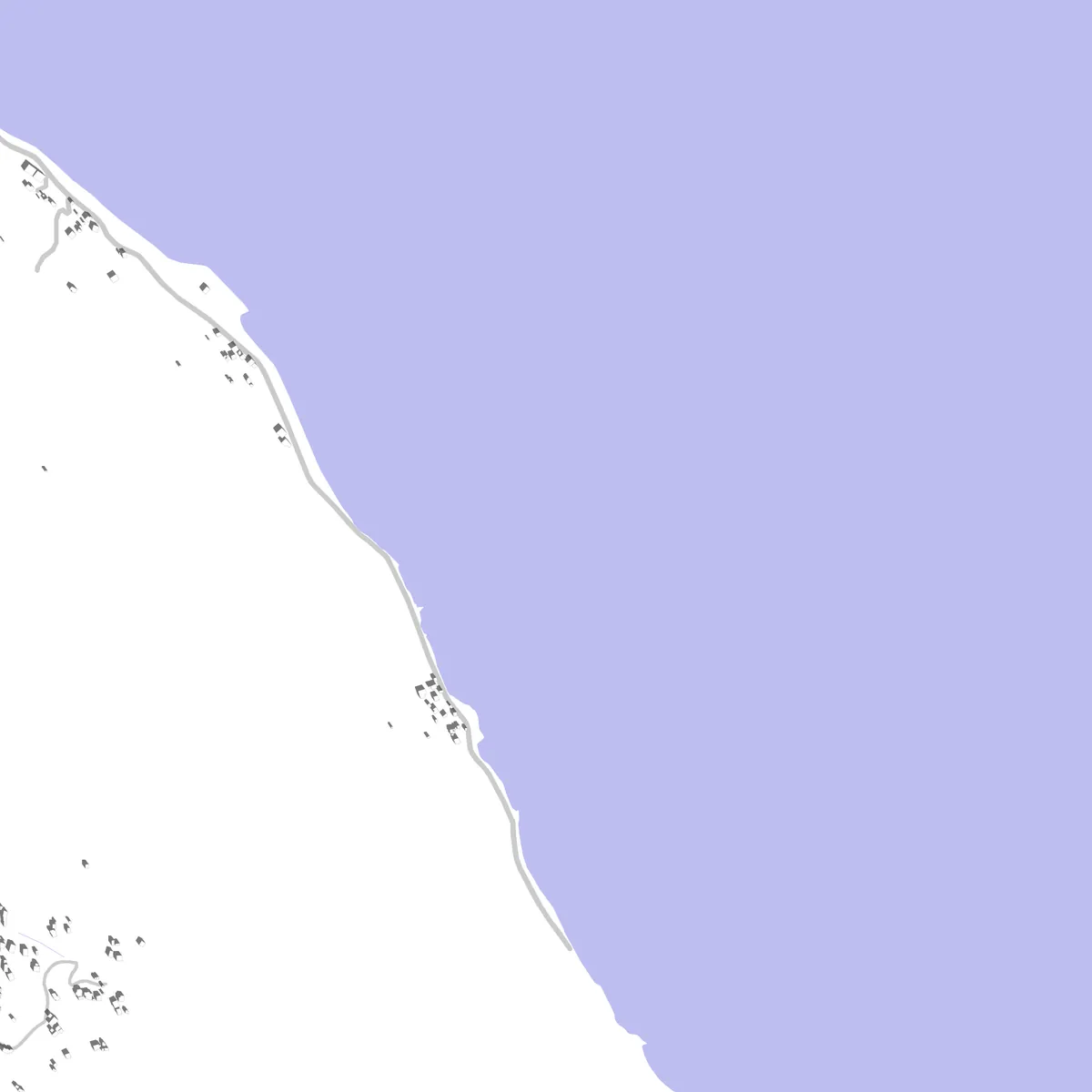 La Digue and Inner Islands Lageplan (2,5 km)
