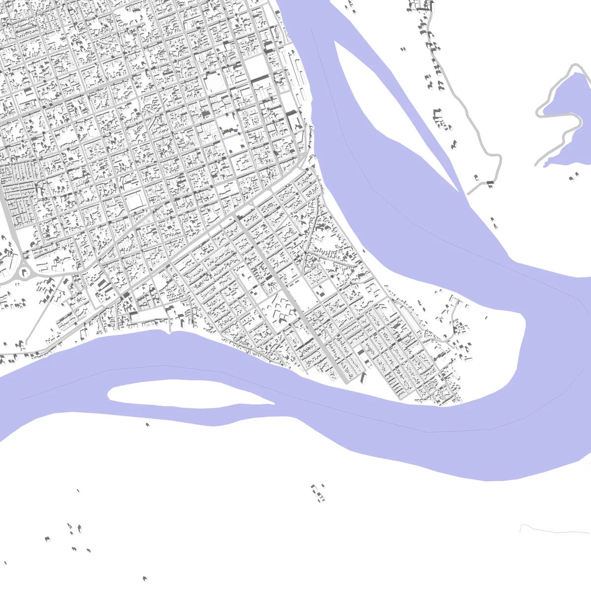 La Dorada plano de situación (2,5 km)