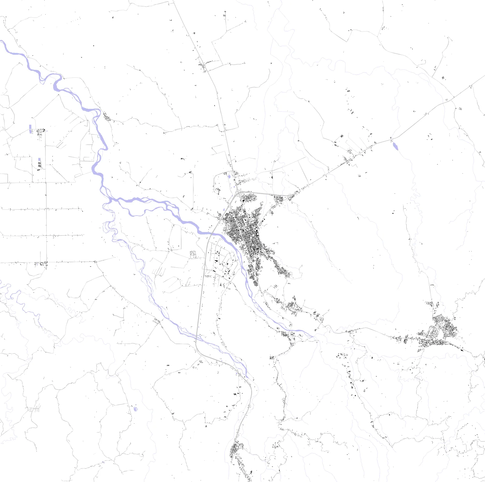 La Fría plano de masas