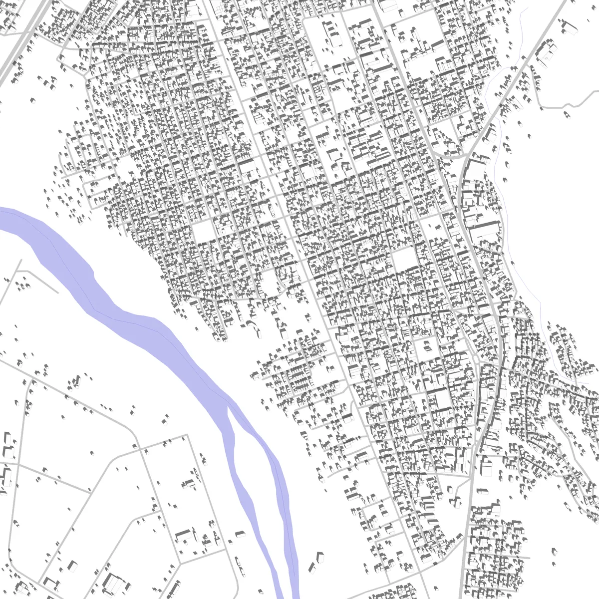 La Fría plano de situación (2,5 km)