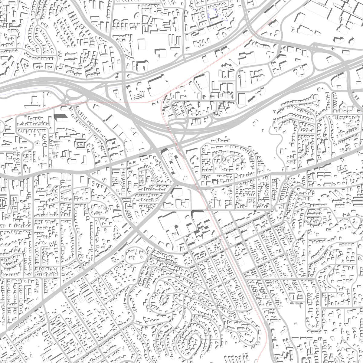 La Mesa Lageplan (2,5 km)