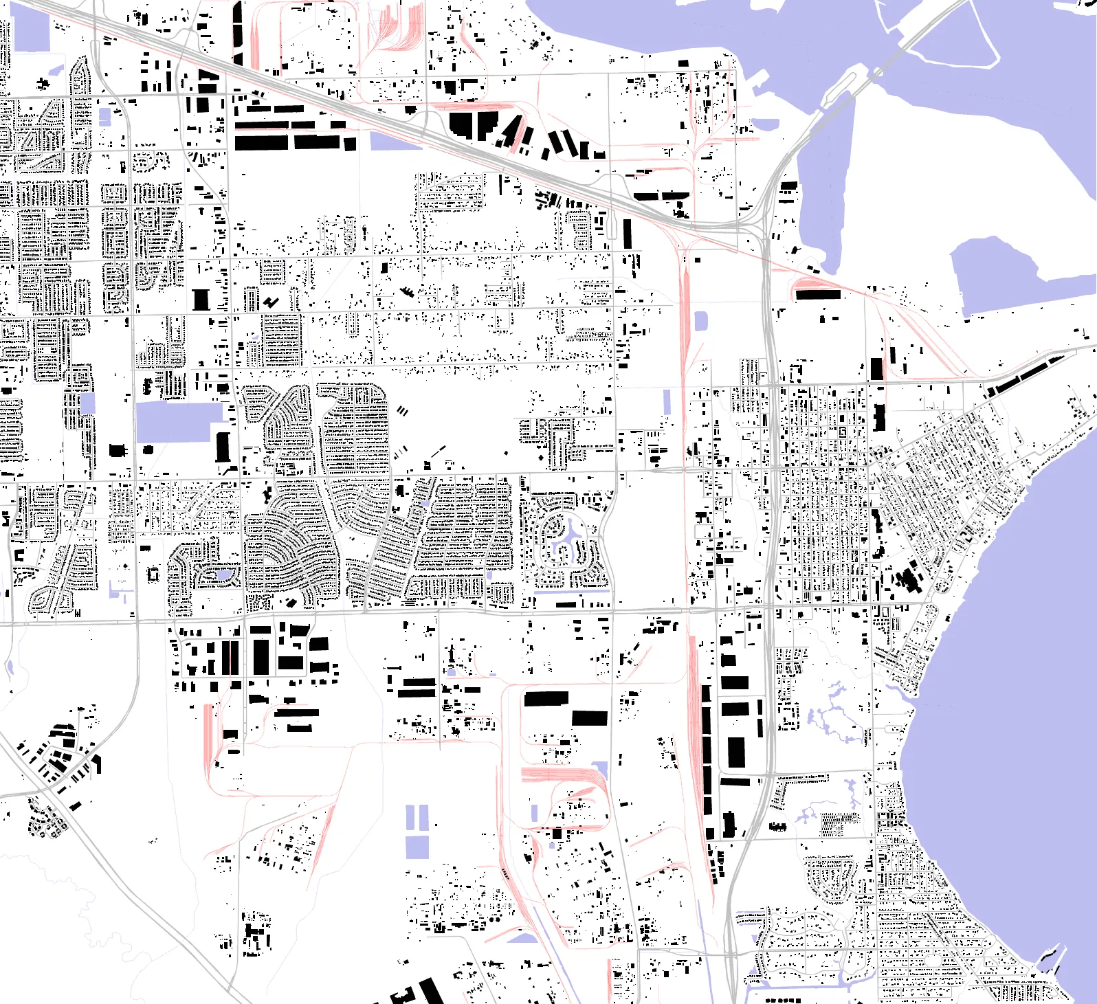 La Porte Schwarzplan