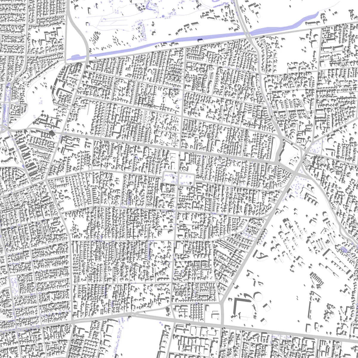 La Reina Lageplan (2,5 km)
