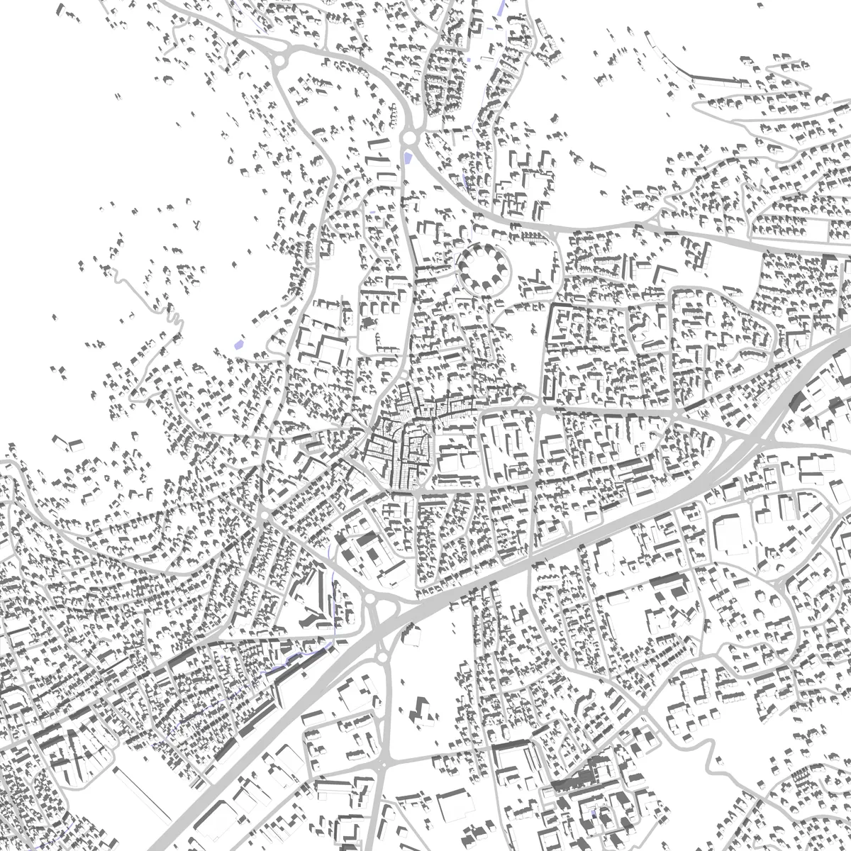 La Valette-du-Var plan de situation (2,5 km)