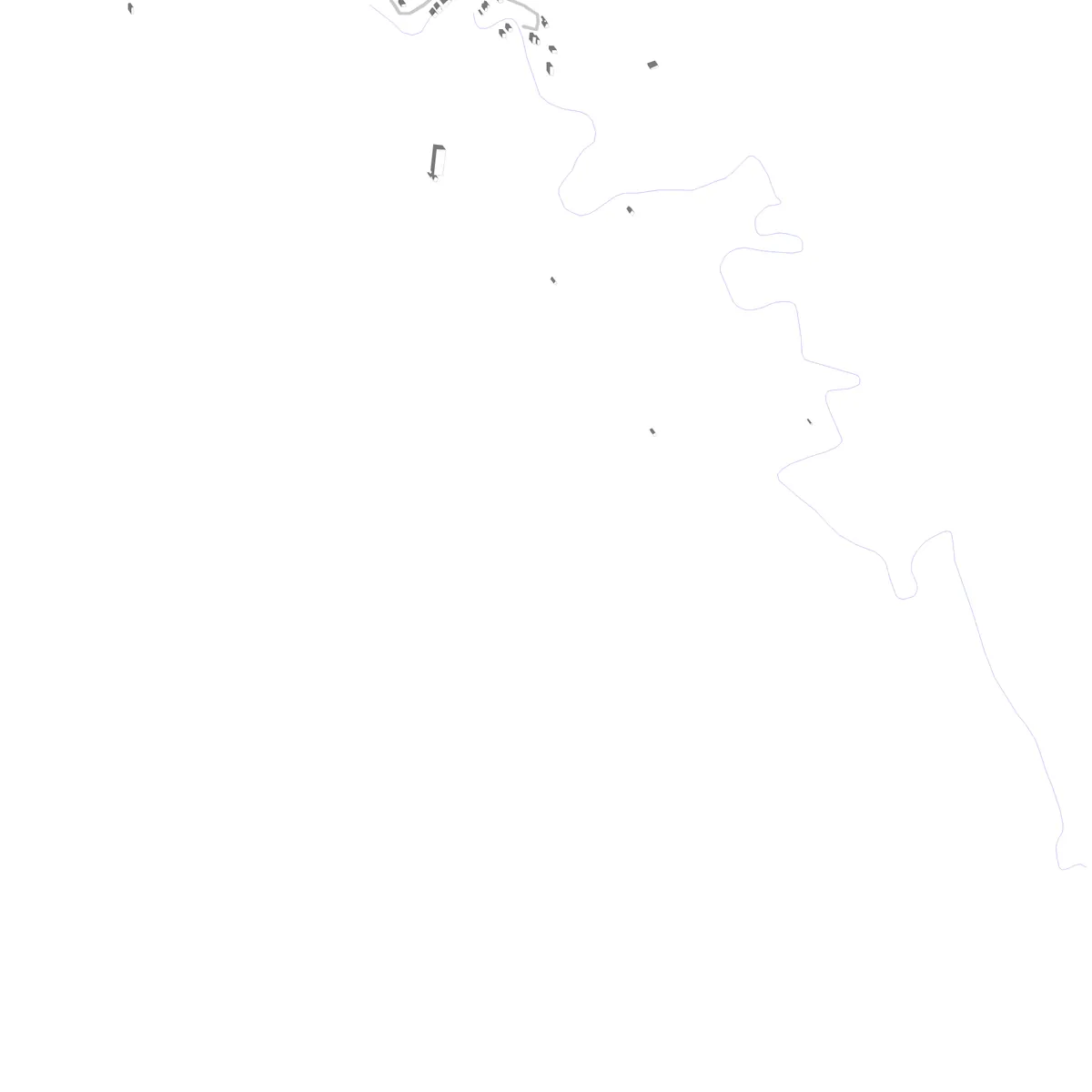 La Vega plano de situación (2.5 km)
