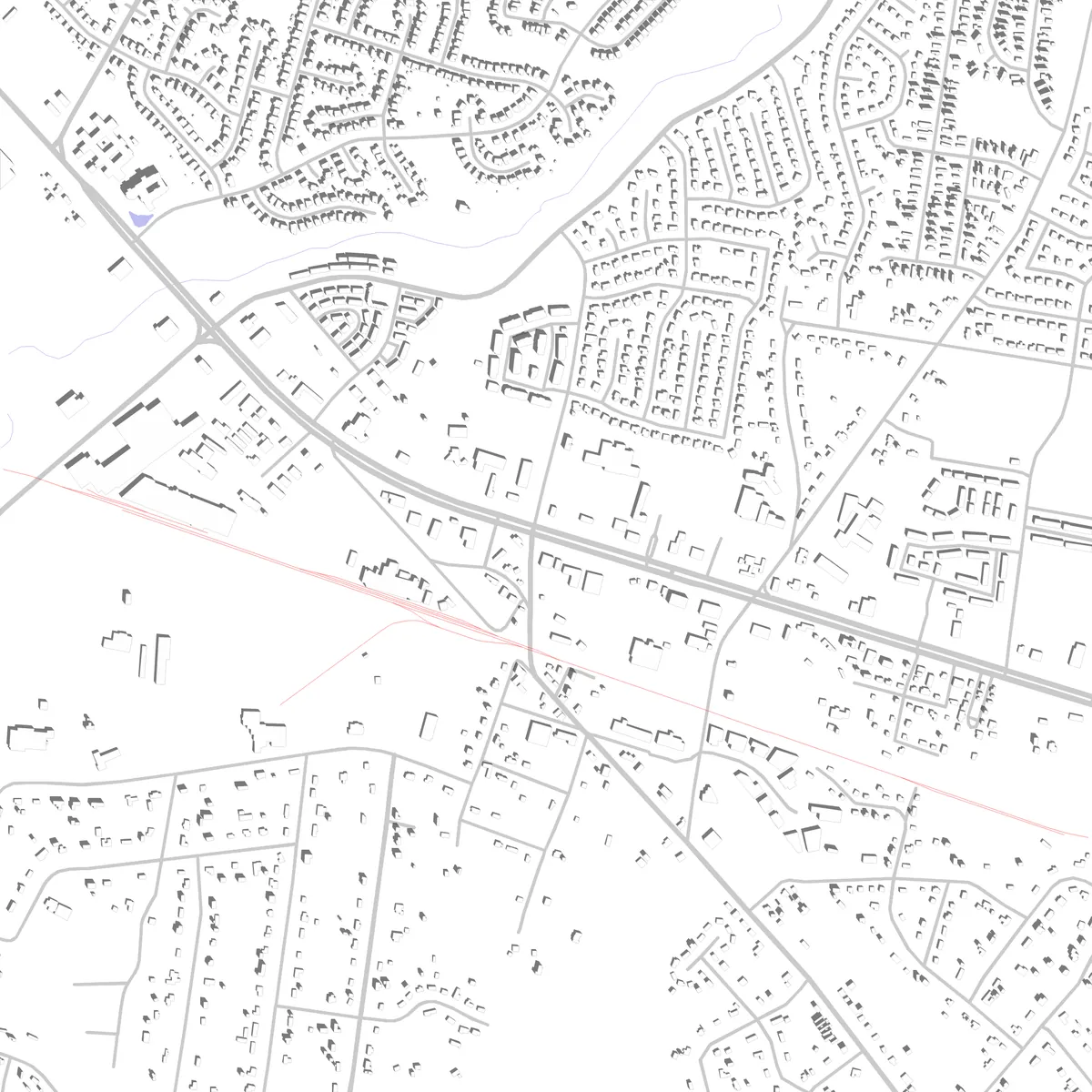 La Vergne Lageplan (2,5 km)