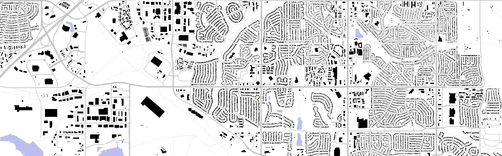 La Vista figure ground plan