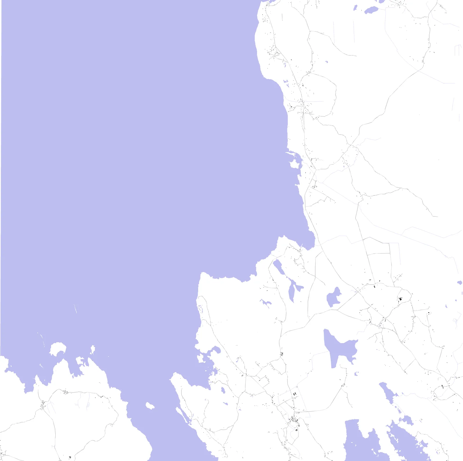 Lääne County figure ground plan
