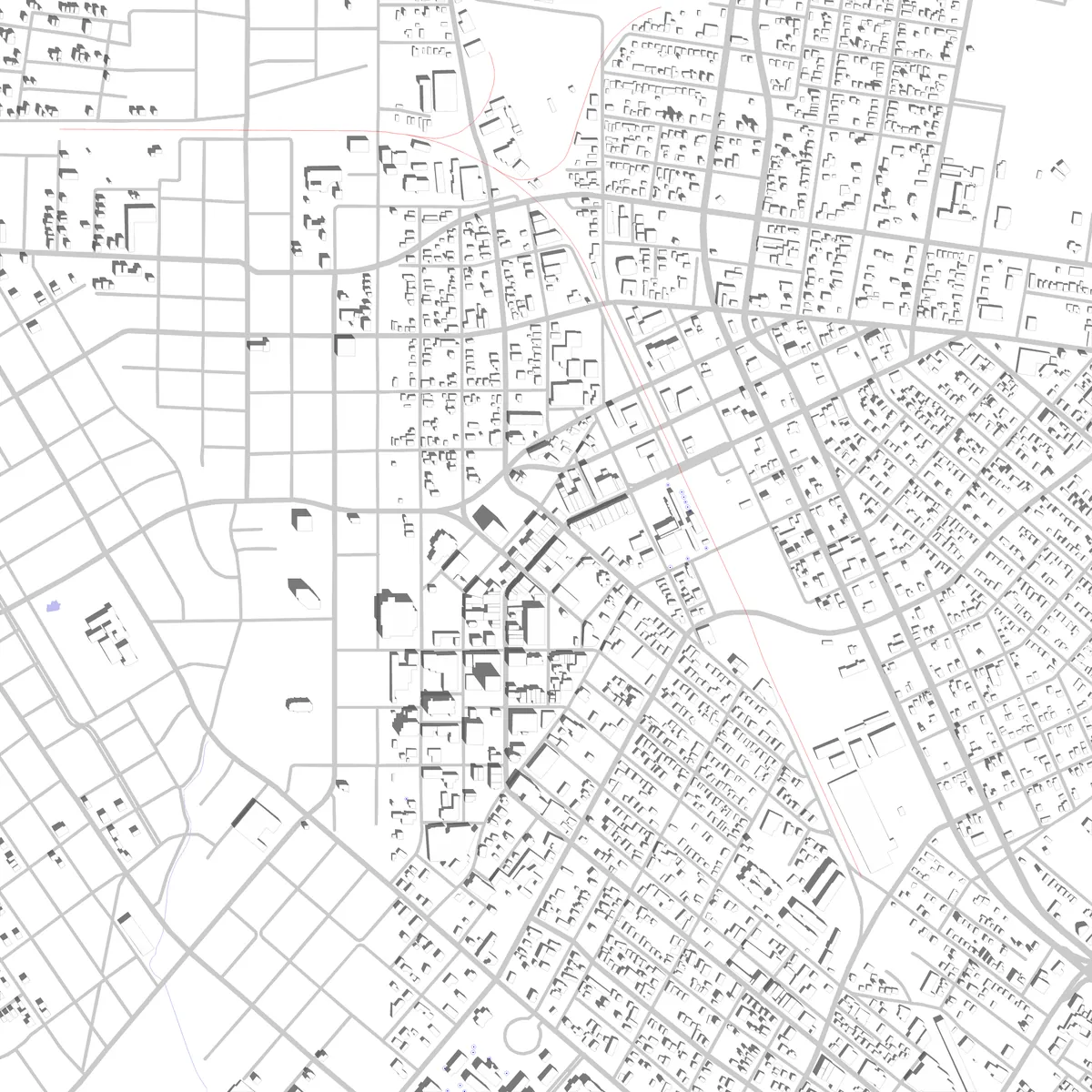 Lafayette site plan (2.5 km)