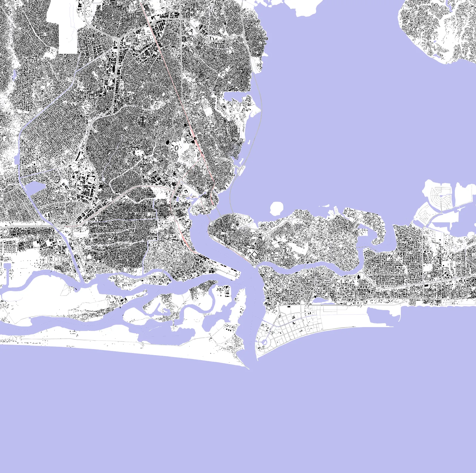 Lagos figure ground plan