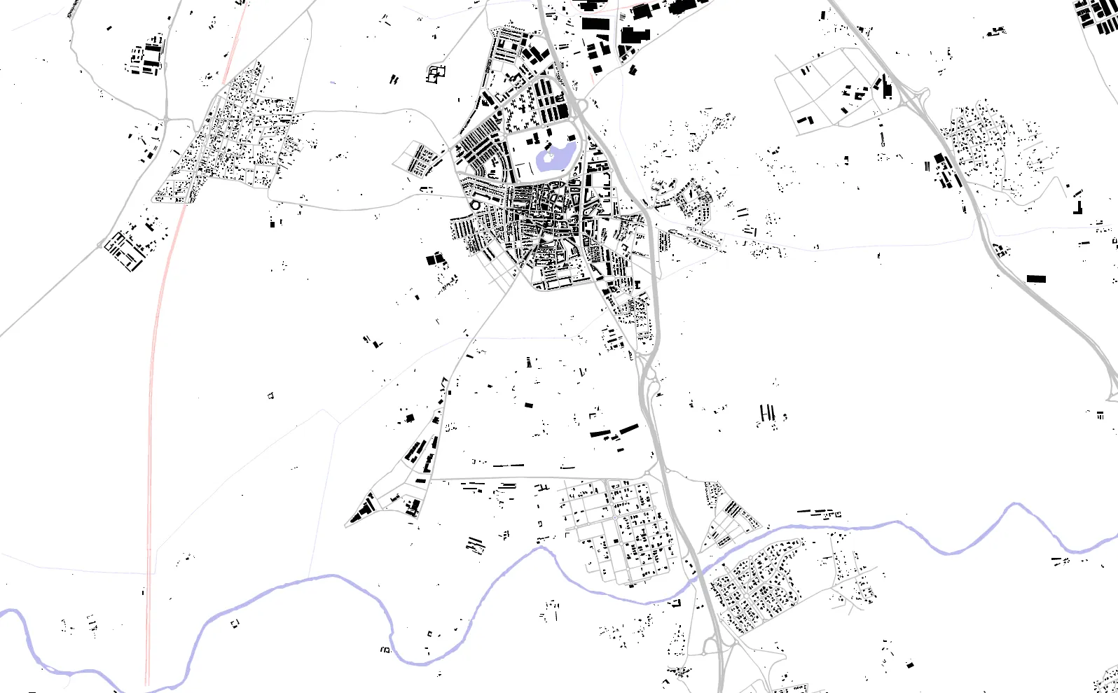 Laguna de Duero Schwarzplan