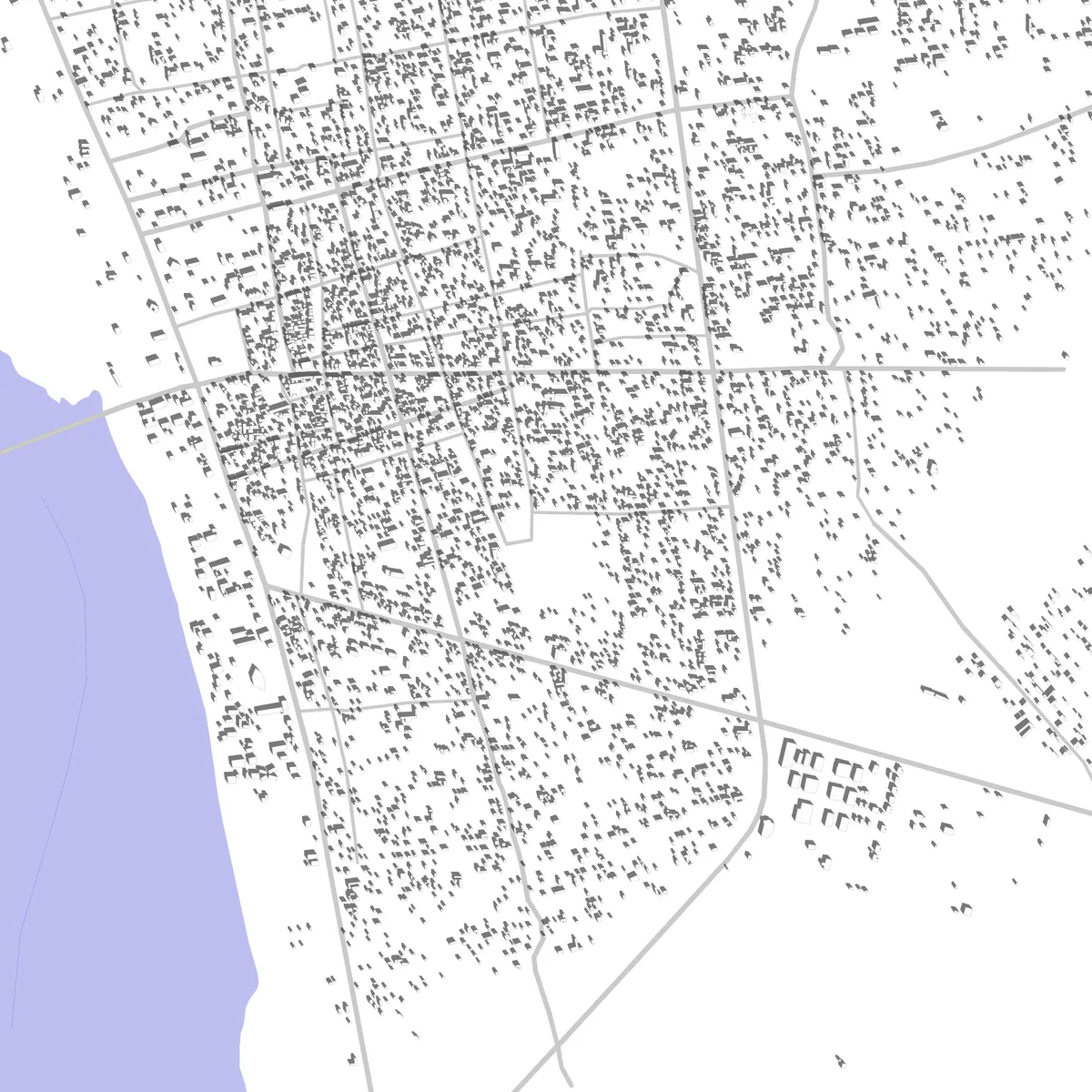 Laï plan de situation (2,5 km)