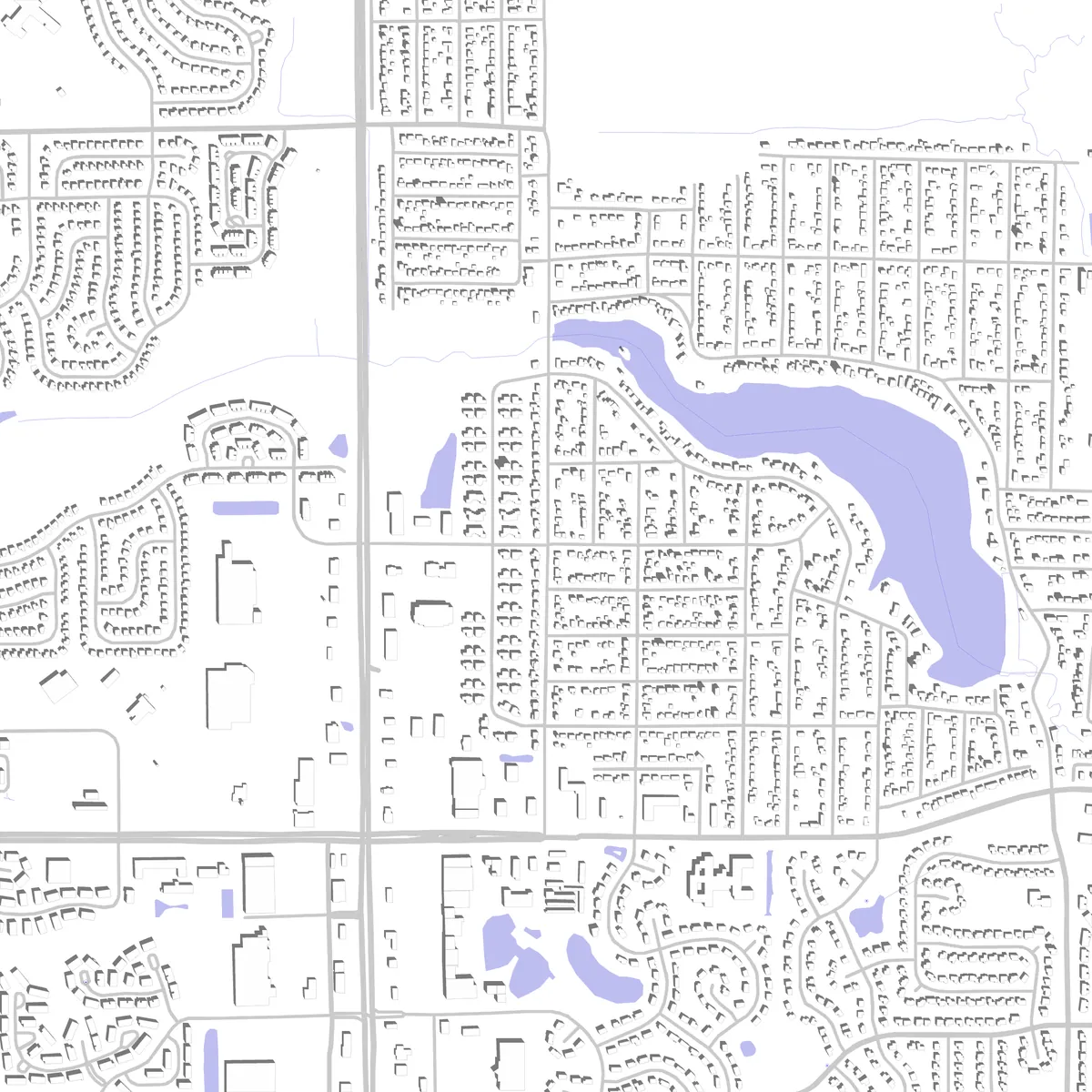 Lake in the Hills site plan (2.5 km)