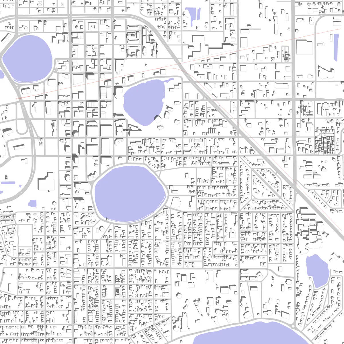 Lakeland site plan (2.5 km)