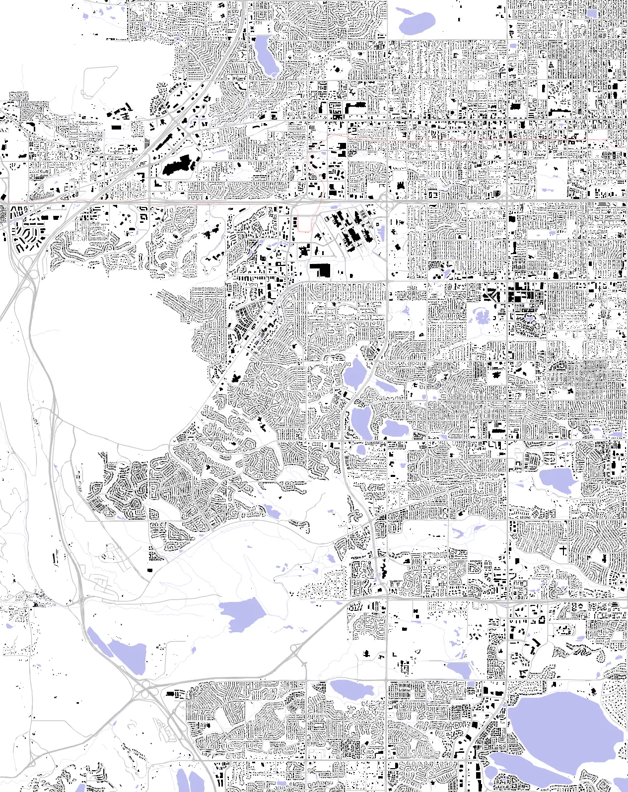 Lakewood Schwarzplan