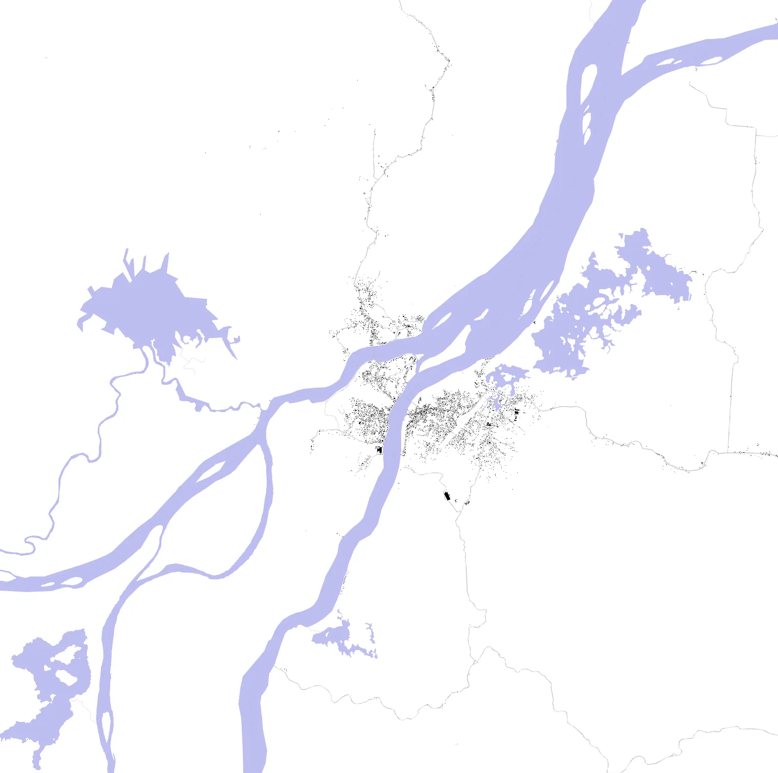 Lambaréné plan de masse
