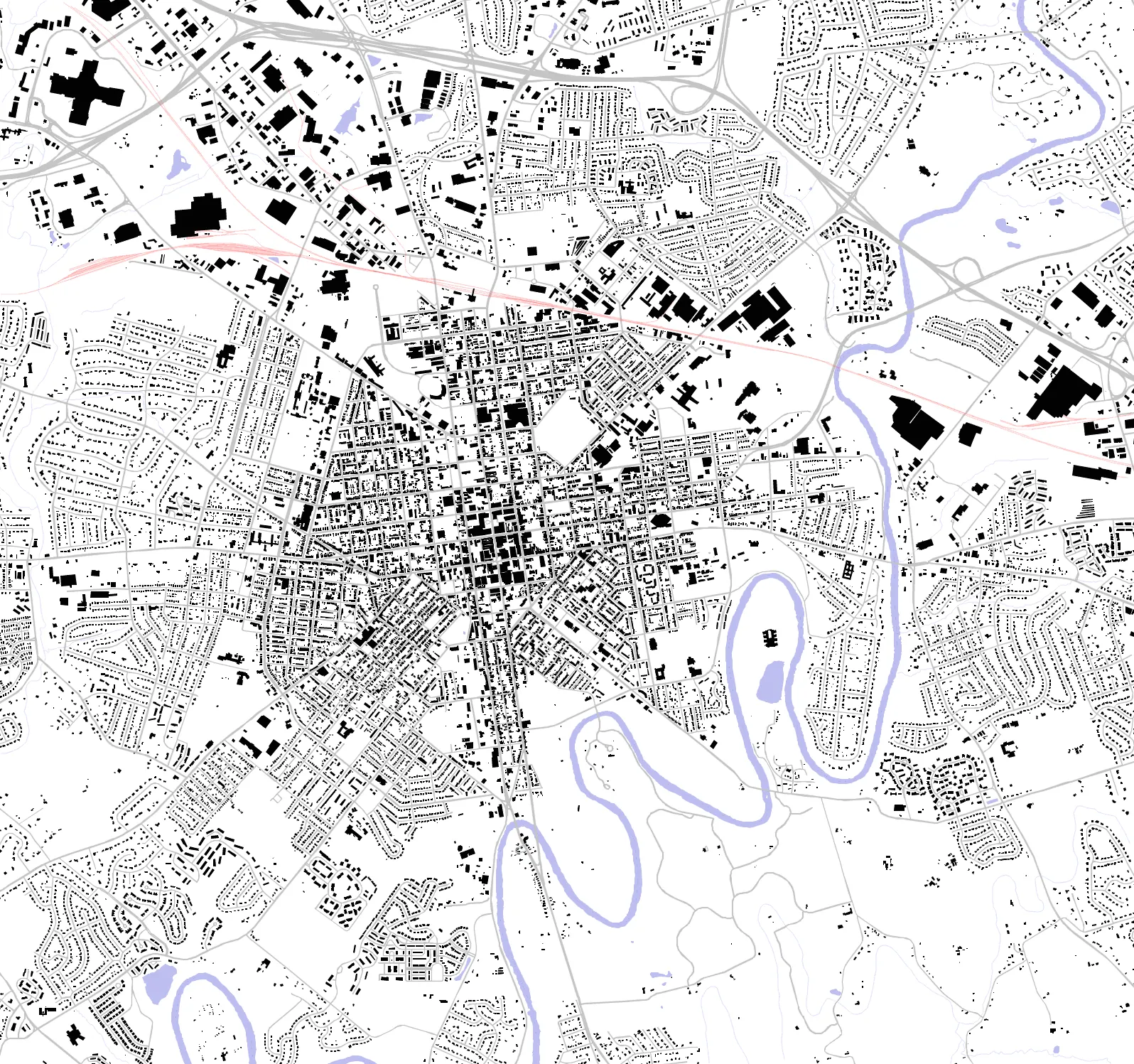 Lancaster Schwarzplan
