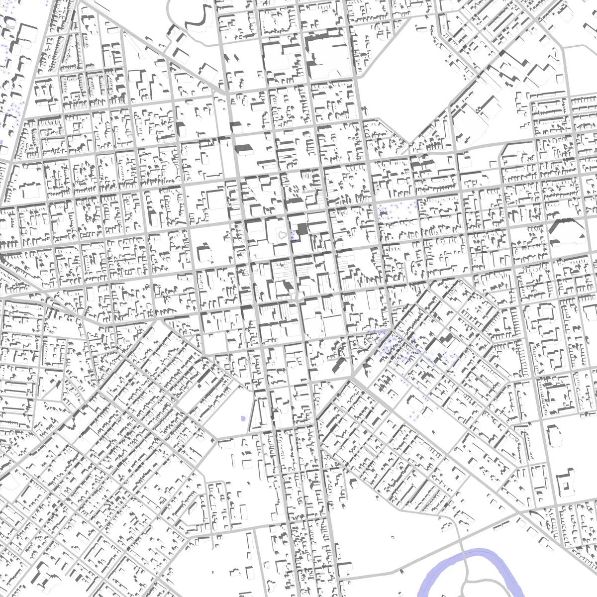 Lancaster Lageplan (2,5 km)