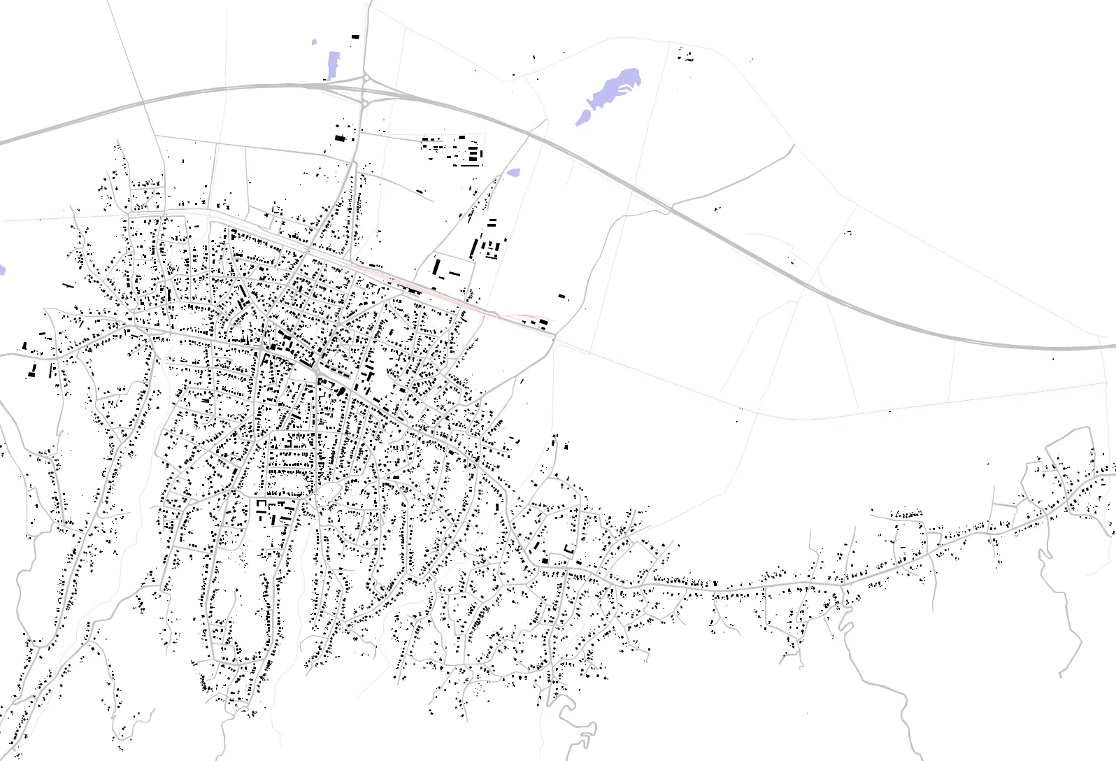 Lanchkhuti figure ground plan