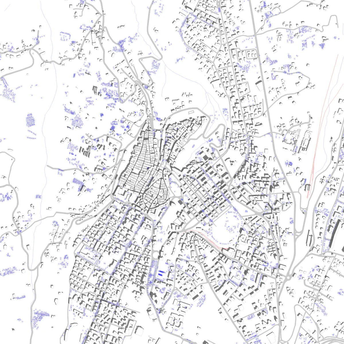 Lanciano site plan (2.5 km)