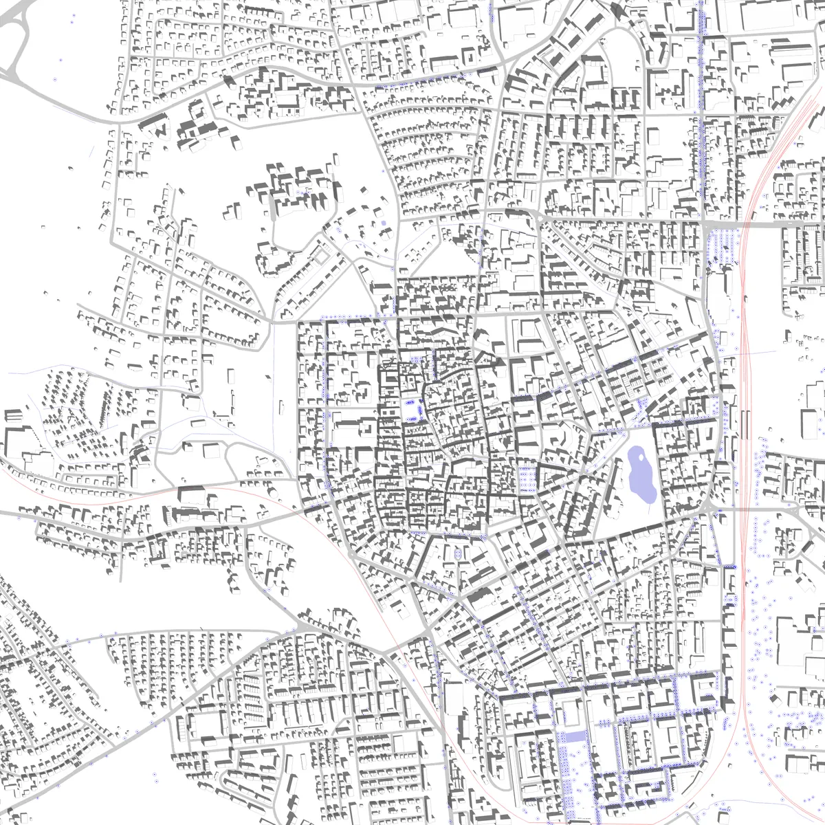 Landau in der Pfalz site plan (2.5 km)