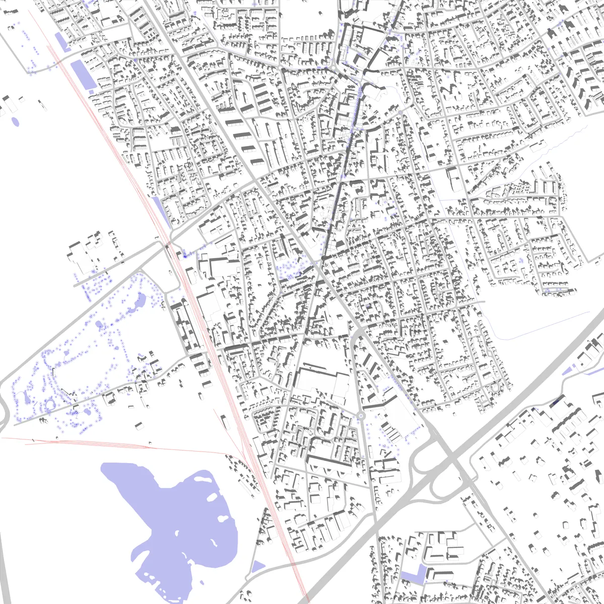 Langenfeld Lageplan (2,5 km)