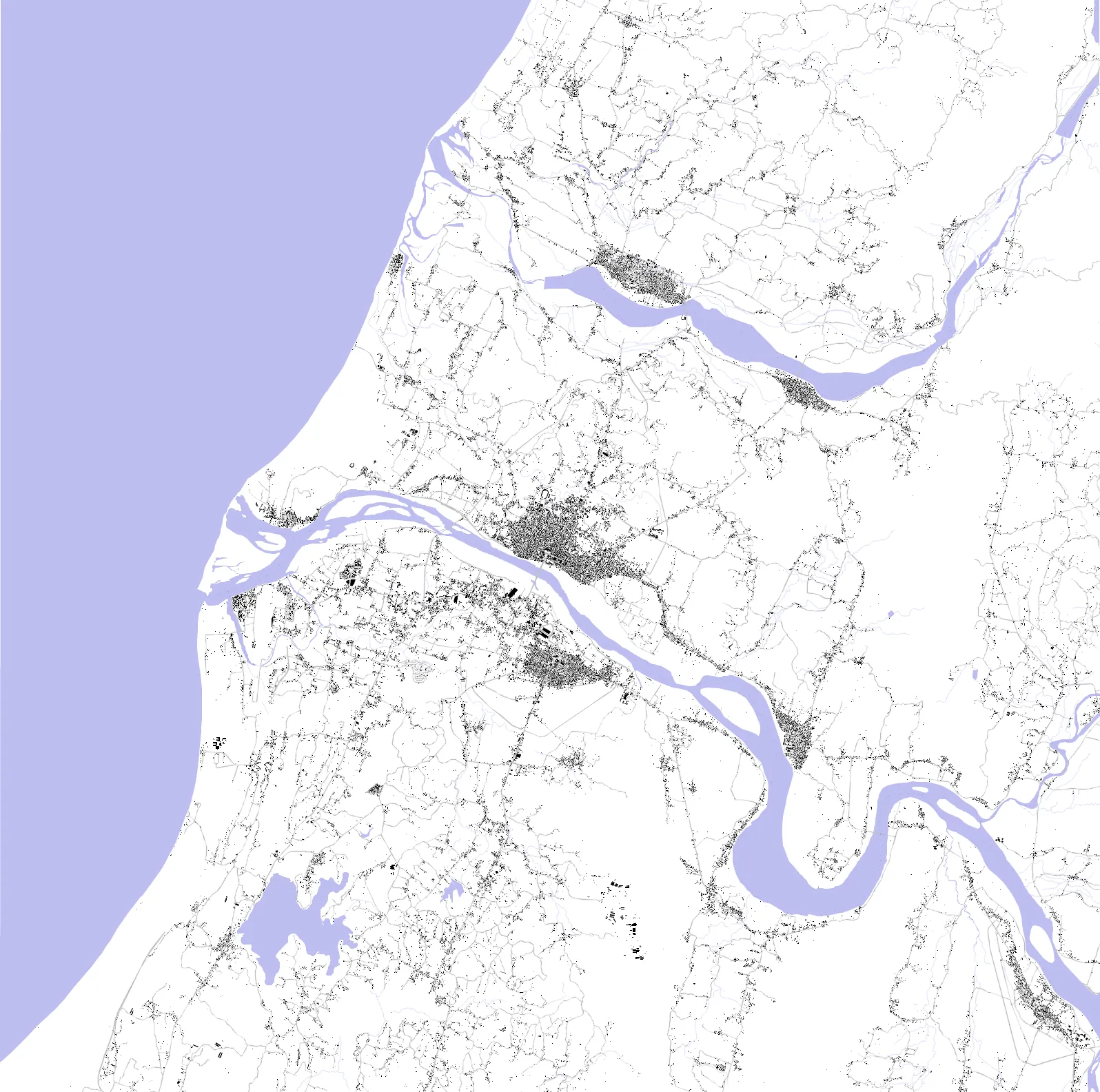 Laoag figure ground plan