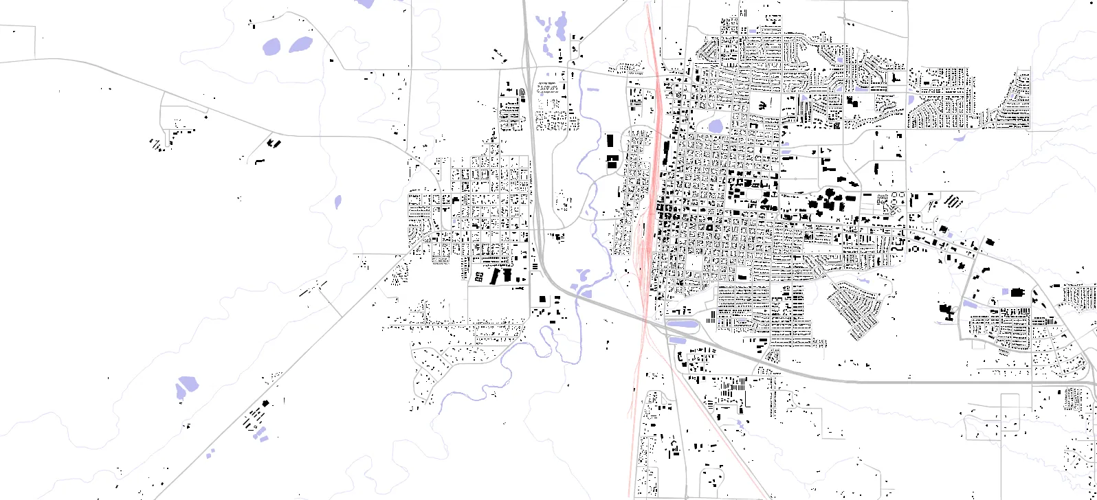 Laramie figure ground plan