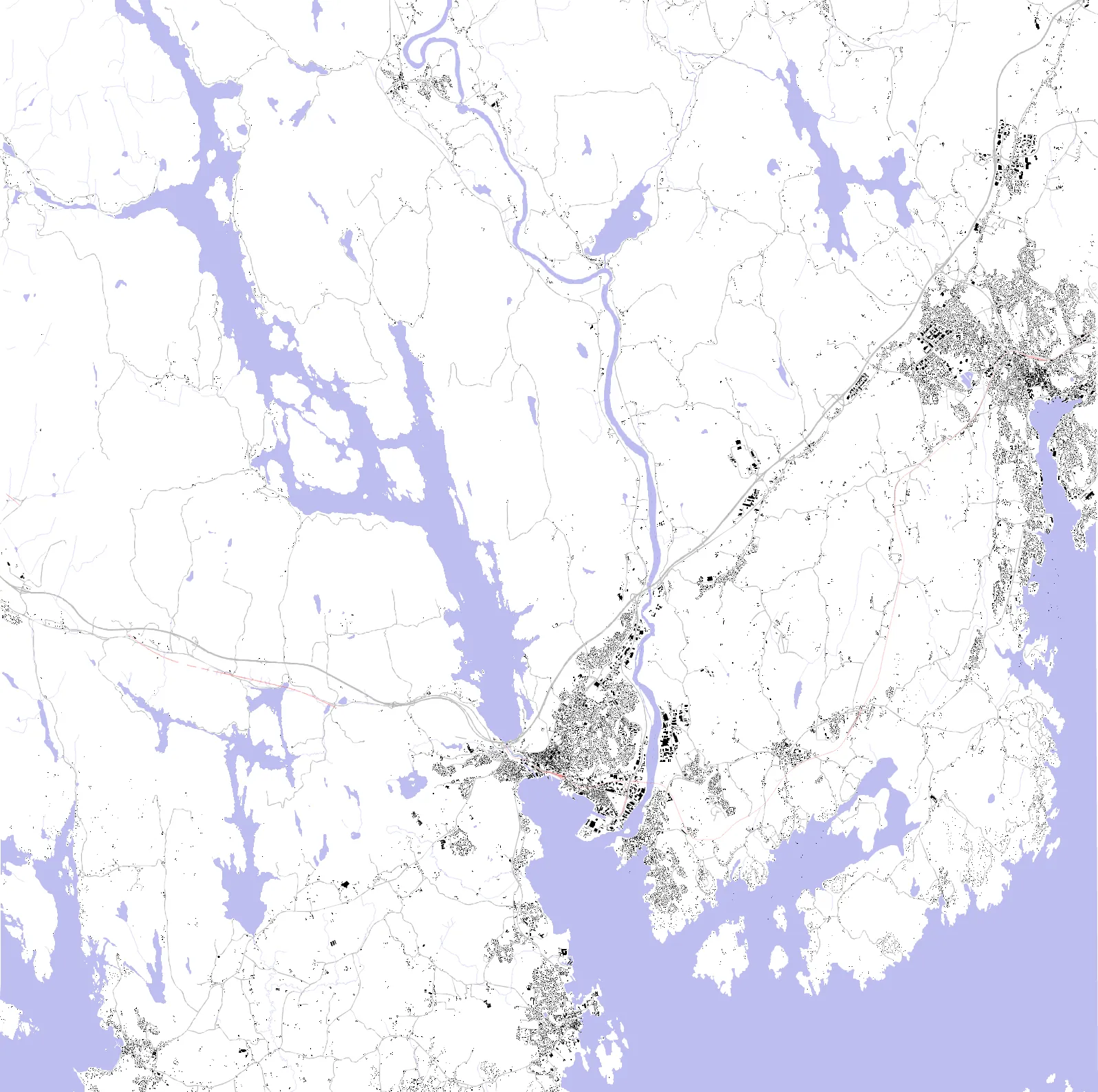 Larvik Schwarzplan