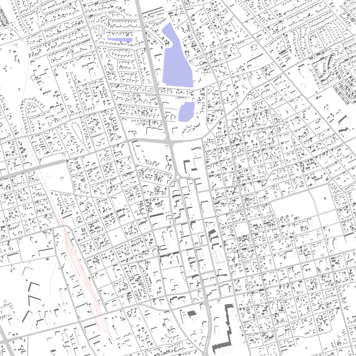 Las Cruces Lageplan (2,5 km)